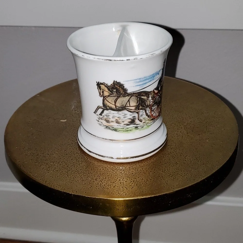 Vintage Knobler Japan Firemen Shaving Cup